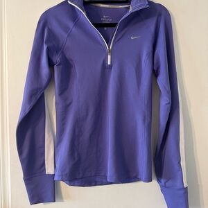 Nike Purple Long Sleeve Dri-FIT Top